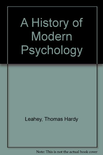 9780133878202: A History of Modern Psychology