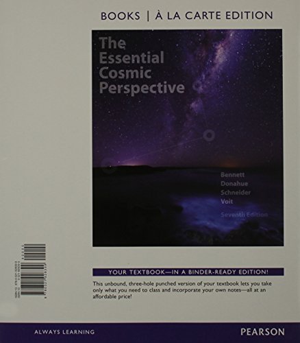 Stock image for Essential Cosmic Perspective, The, Books a la Carte Edition & Modified MasteringAstronomy with Pearson eText -- ValuePack Access Card -- for The Essential Cosmic Perspective Package for sale by HPB-Red