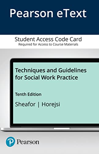 Beispielbild fr Techniques and Guidelines for Social Work Practice -- Pearson eText zum Verkauf von BooksRun