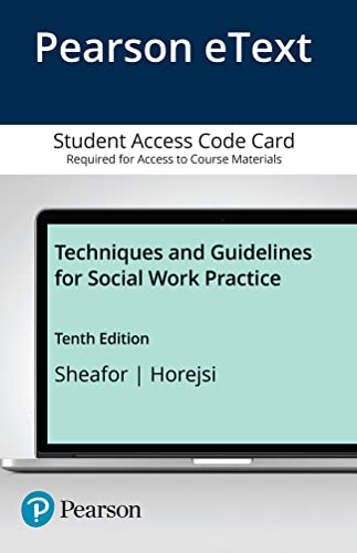Stock image for Techniques and Guidelines for Social Work Practice -- Pearson eText for sale by BooksRun