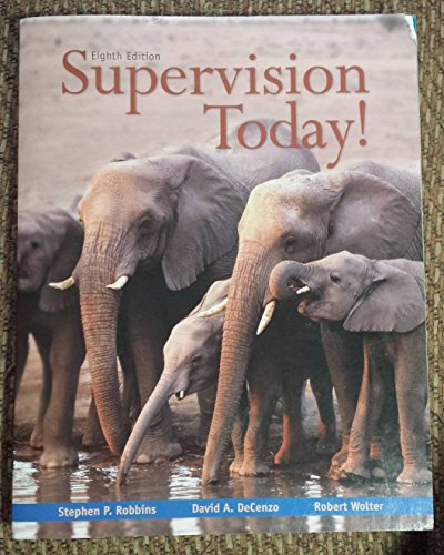 Beispielbild fr Supervision Today! (8th Edition) zum Verkauf von Zoom Books Company