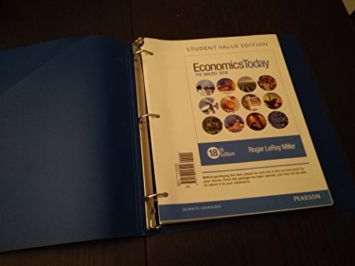 Beispielbild fr Economics Today: The Macro View (18th Edition) zum Verkauf von BooksRun