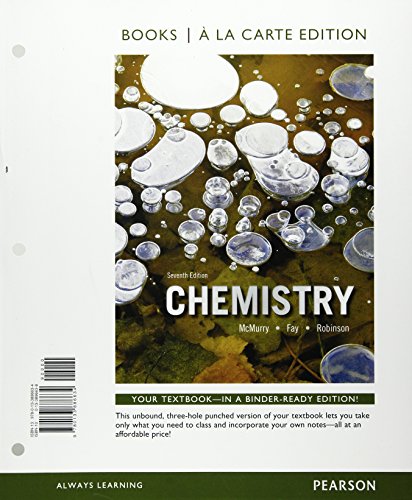 Beispielbild fr Chemistry, Books a la Carte Edition (7th Edition) zum Verkauf von BooksRun
