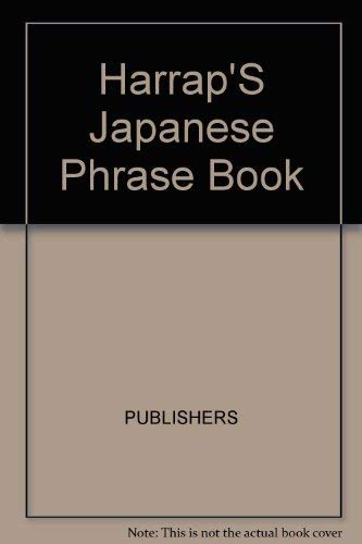 Beispielbild fr Harrap's Japanese Phrase Book zum Verkauf von Wonder Book