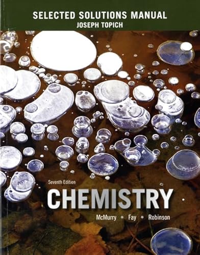 Beispielbild fr Selected Solutions Manual for Chemistry zum Verkauf von BooksRun