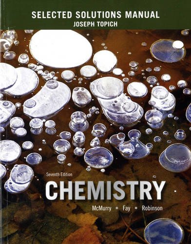 Stock image for Selected Solutions Manual for Chemistry for sale by BooksRun