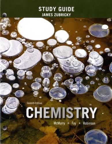 Stock image for Student Study Guide for Chemistry for sale by HPB-Red