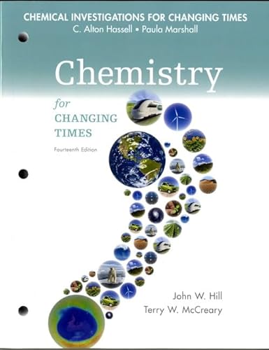 Imagen de archivo de Chemical Investigations for Chemistry for Changing Times (14th Edition) a la venta por HPB-Red