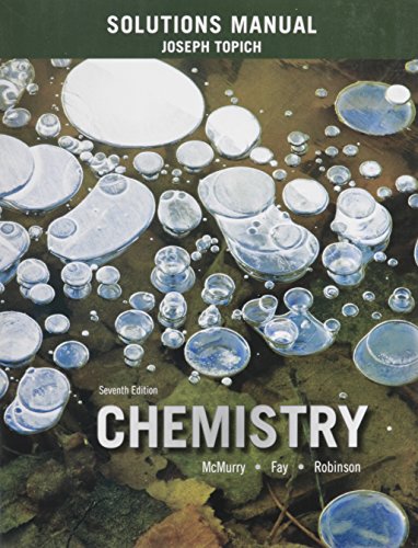 Imagen de archivo de Solutions Manual for Chemistry a la venta por Better World Books
