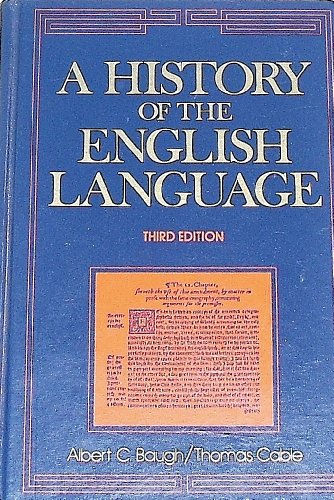 Stock image for History of the English Language for sale by Better World Books