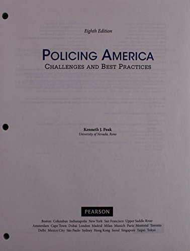 Stock image for Policing America: Challenges and Best Practices, Student Value Edition Plus MyLab Criminal Justice with Pearson eText -- Access Card Package (8th Edition) for sale by Iridium_Books