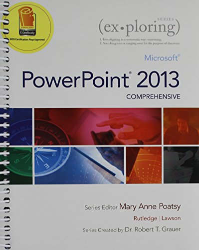 Imagen de archivo de Exploring: Microsoft PowerPoint 2013, Comprehensive; Mylab It with Pearson Etext -- Access Card -- For Exploring with Office 2013 a la venta por Iridium_Books