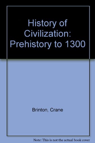 Stock image for A History of Civilization Prehistory to 1300 4th edition for sale by Books for a Cause