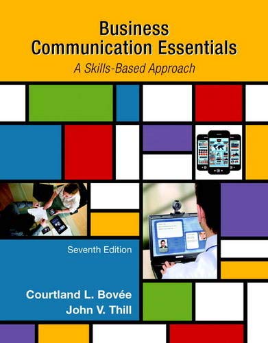 Beispielbild fr Business Communication Essentials zum Verkauf von Better World Books