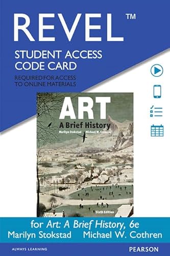 Stock image for Revel for Art: A Brief History -- Access Card (6th Edition) for sale by BooksRun