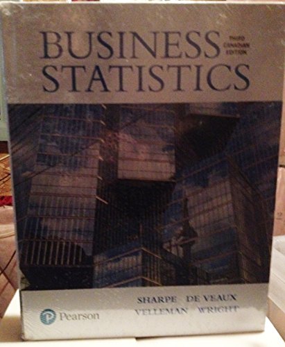 9780133899122: Business Statistics, Third Canadian Edition