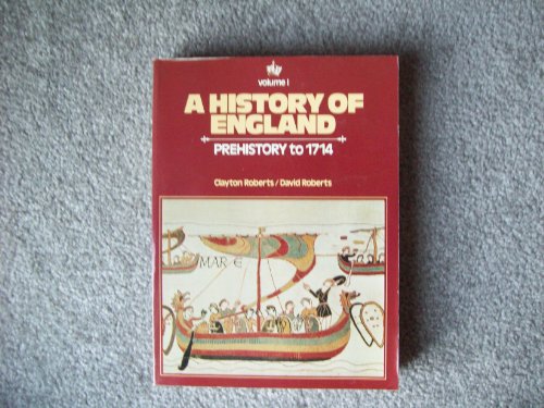 9780133900057: A History of England to 1714: v. 1