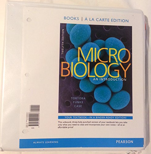 Beispielbild fr Microbiology: An Introduction, Books a la Carte Edition (12th Edition) zum Verkauf von BooksRun