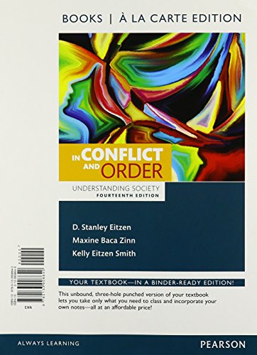 Beispielbild fr In Conflict and Order: Understanding Society -- Books a la Carte (14th Edition) zum Verkauf von HPB-Red