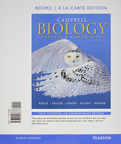 Stock image for Campbell Biology: Concepts & Connections, Books a la Carte Plus Mastering Biology with eText -- Acce for sale by Wrigley Books