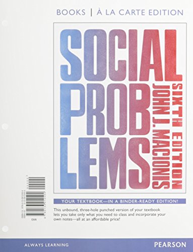 Stock image for Social Problems, Books a la Carte Edition (6th Edition) for sale by SecondSale