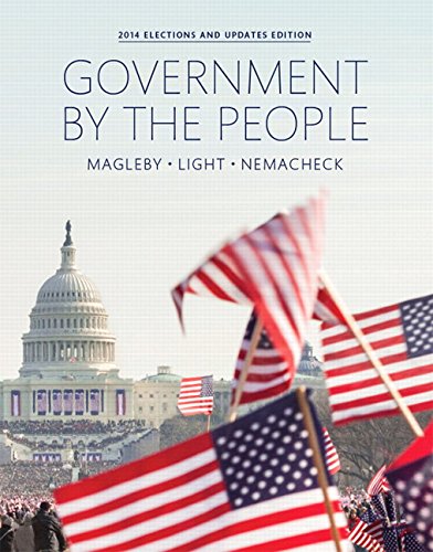 Beispielbild fr Government By the People, 2014 Elections and Updates Edition (25th Edition) zum Verkauf von Project HOME Books