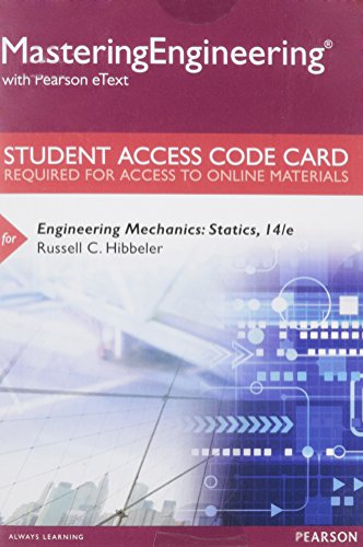 9780133916379: Engineering Mechanics Pearson Mastering Engineering Access Code: Statics: With Pearson Etext