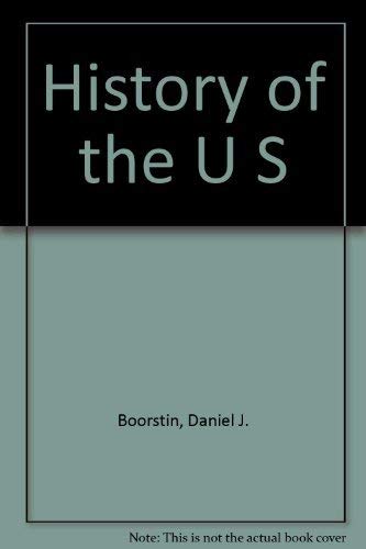 Beispielbild fr A History of the United States zum Verkauf von SecondSale