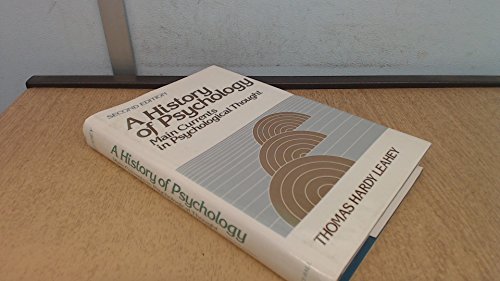 Imagen de archivo de A history of psychology: Main currents in psychological thought a la venta por Irish Booksellers