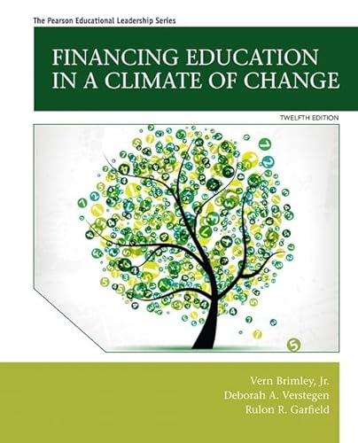 Imagen de archivo de Financing Education in a Climate of Change (12th Edition) a la venta por GoodwillNI