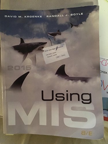 Beispielbild fr Using MIS (8th Edition) zum Verkauf von BooksRun