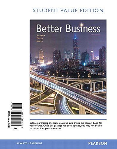 9780133921854: Better Business: Student Value Edition