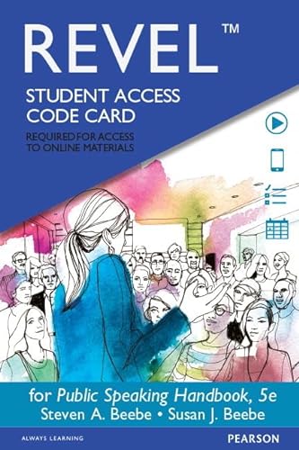 9780133922615: Revel for Public Speaking Handbook -- Access Card