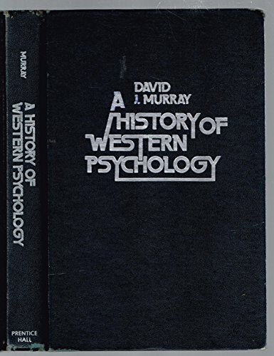Imagen de archivo de A History of Western Psychology a la venta por Better World Books