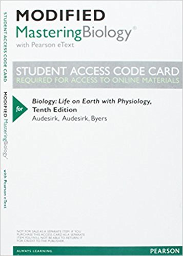 9780133926279: Modified MasteringBiology with Pearson eText - Valuepack Access Card - For Biology: Science for Life with Physiology