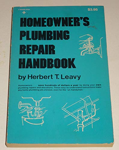 Beispielbild fr Homeowner's plumbing repair handbook zum Verkauf von Wonder Book