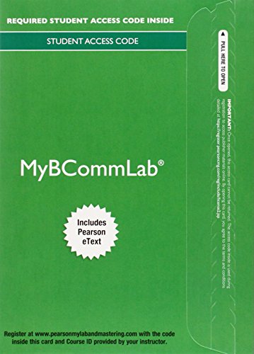 Imagen de archivo de MyLab Business Communication with Pearson eText -- Access Card -- for Business Communication Essentials a la venta por SecondSale