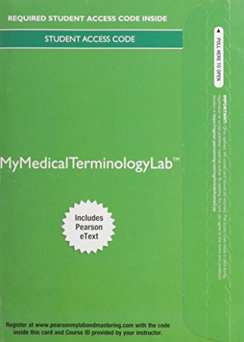 Imagen de archivo de Mylab Medical Terminology with Pearson Etext -- Access Card -- For Medical Language a la venta por Iridium_Books