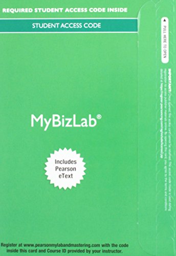 9780133935486: Better Business Mybizlab With Pearson Etext Access Card