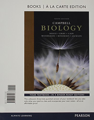 9780133936667: Campbell Biology, Books a la Carte Edition & Modified Mastering Biology with Pearson eText -- ValuePack Access Card -- for Campbell Biology (10th Edition)