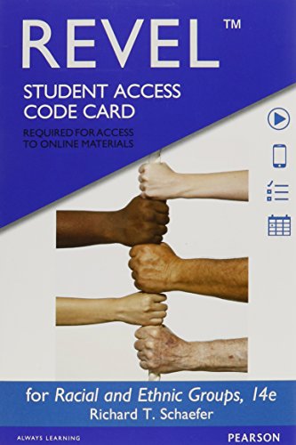 Imagen de archivo de Revel for Racial and Ethnic Groups -- Access Card (14th Edition) a la venta por Textbooks_Source