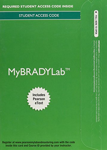 9780133938708: MyLab BRADY with Pearson eText -- Access Card -- for Emergency Care
