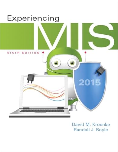 Beispielbild fr Experiencing MIS (6th Edition) zum Verkauf von SecondSale