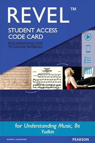 Stock image for Understanding Music -- Revel Access Code for sale by A Team Books