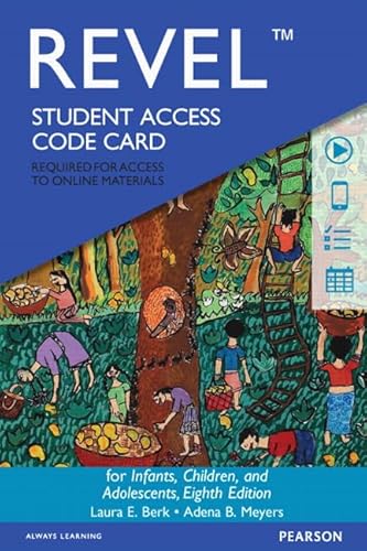 9780133940220: Revel for Infants, Children, and Adolescents -- Access Card (Berk, Infants, Children, and Adolescents Series)