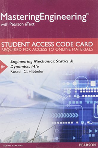 Stock image for MasteringEngineering with Pearson eText -- Standalone Access Card -- for Engineering Mechanics: Statics & Dynamics for sale by SecondSale
