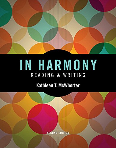 Beispielbild fr In Harmony : Reading and Writing zum Verkauf von Better World Books