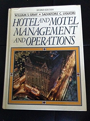 Imagen de archivo de Hotel and Motel Management and Operations a la venta por HPB-Red