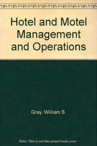 9780133949087: Hotel and motel management and operations