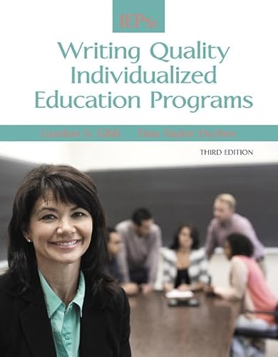 Beispielbild fr IEPs: Writing Quality Individualized Education Programs (3rd Edition) zum Verkauf von SecondSale